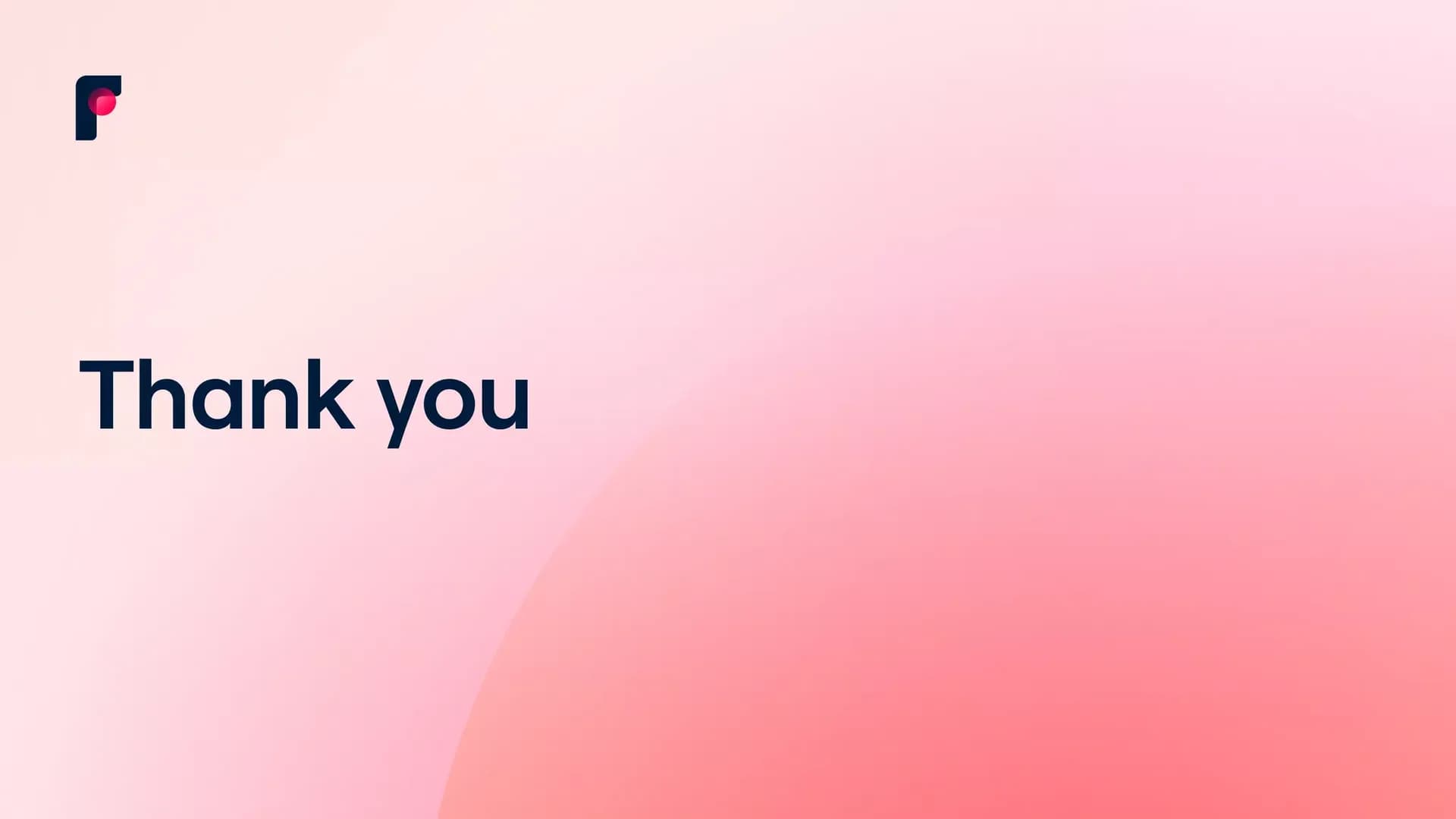 Thank you slide