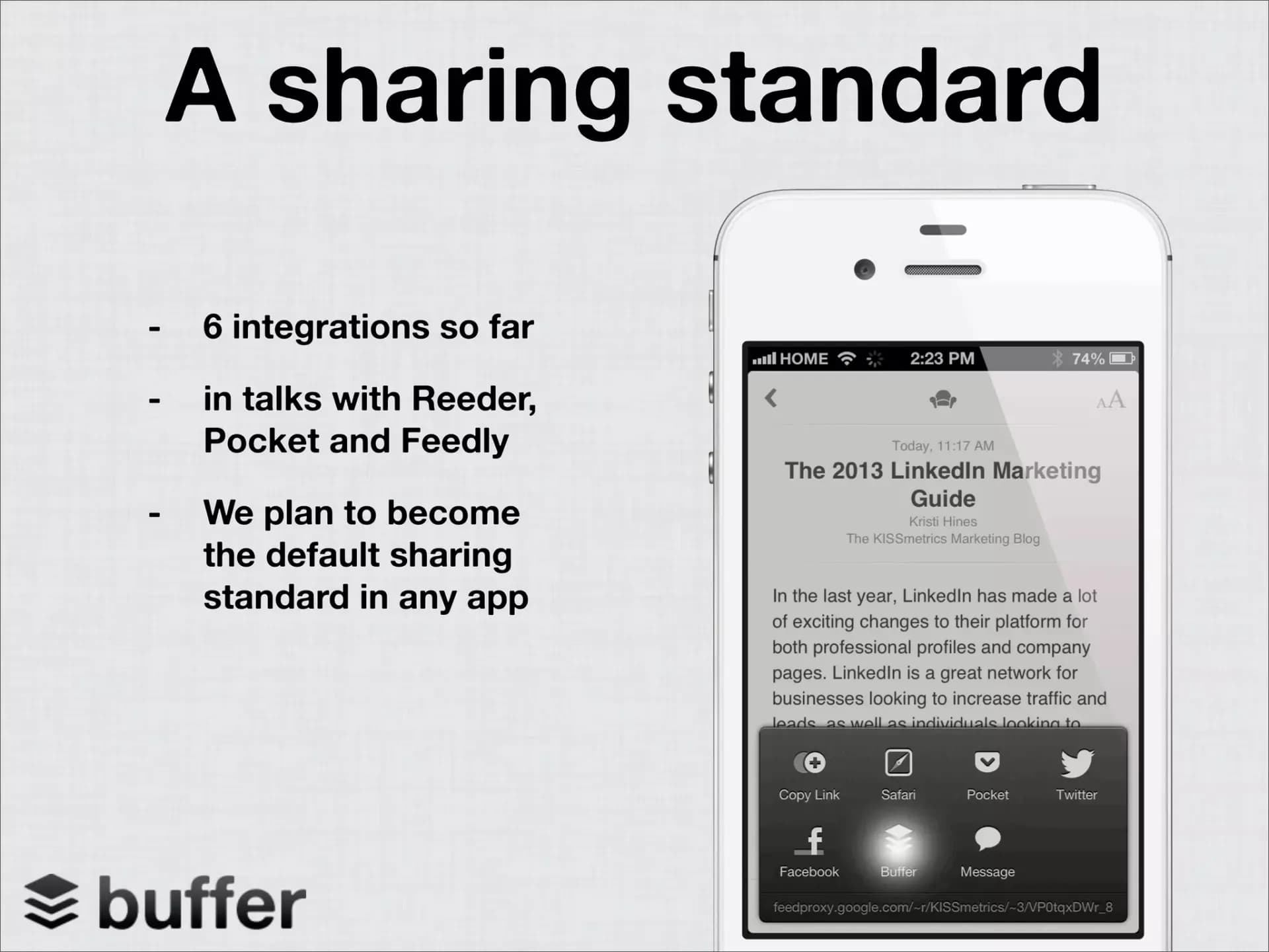 Slide 10: A sharing standard