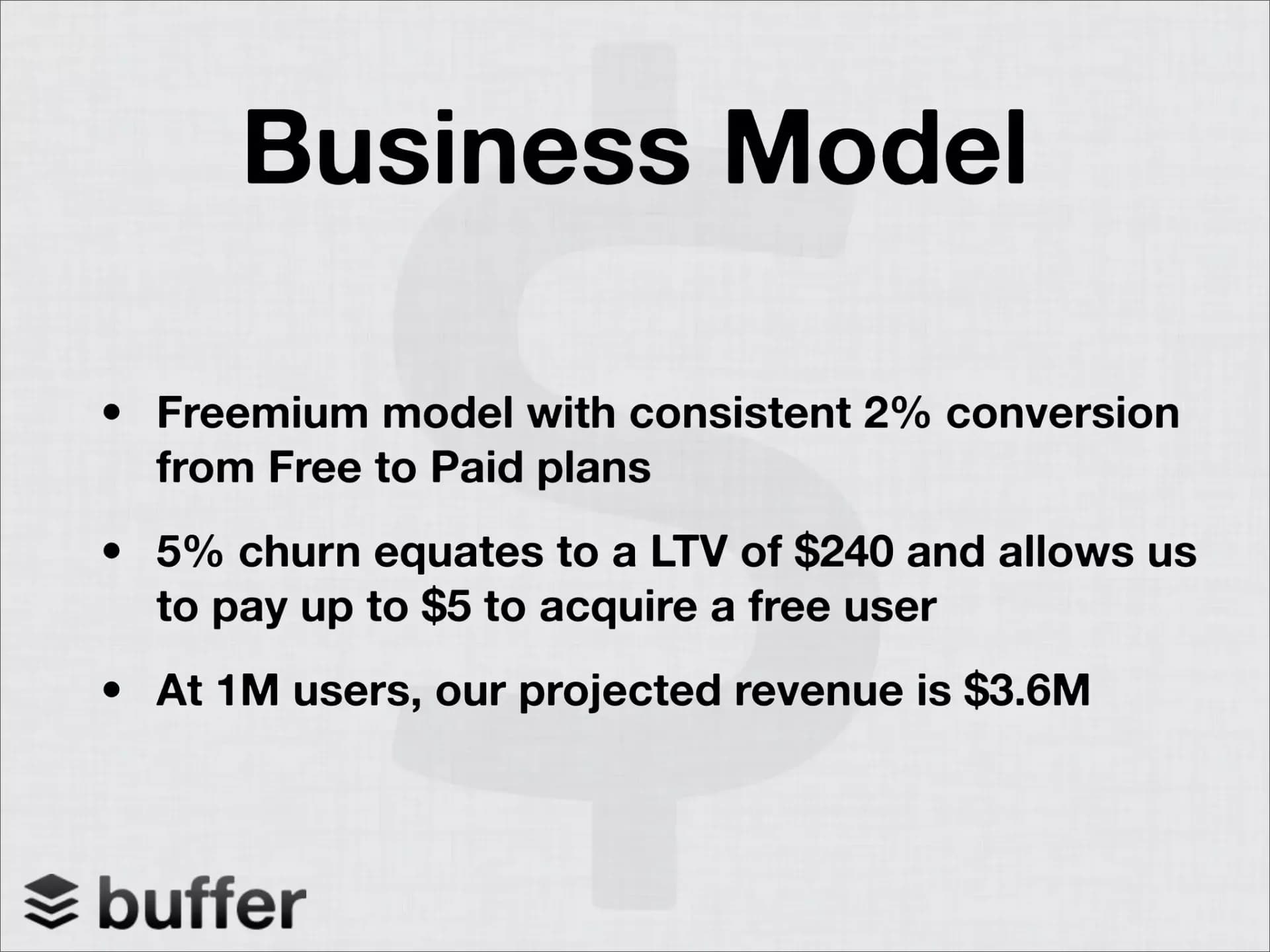 Slide 7: Business model