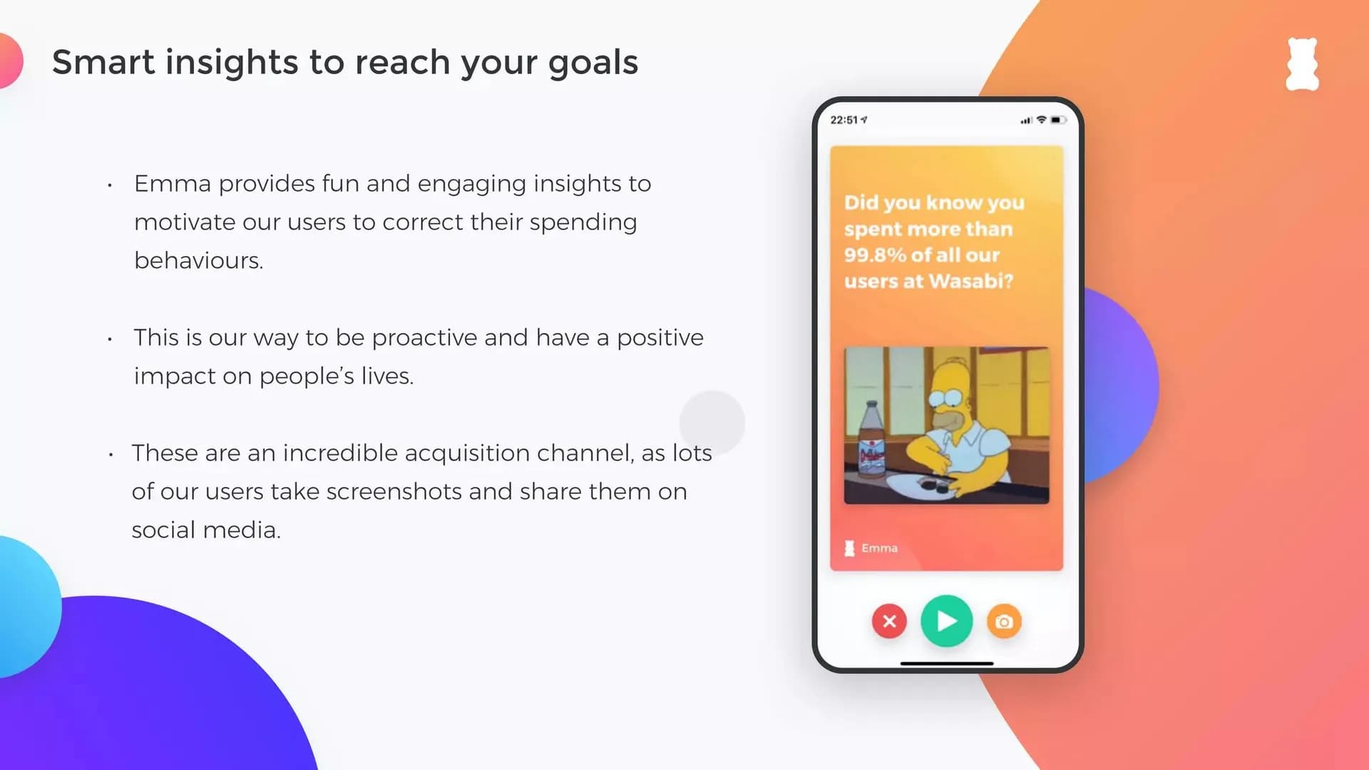 Smart insights to reach your goals slide